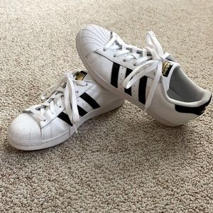 Adidas superstar athletic shoe